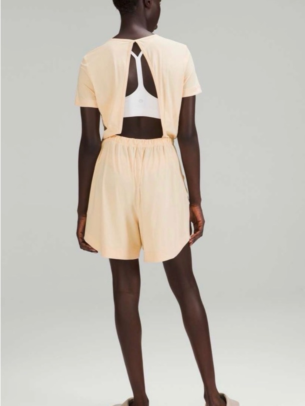 lululemon Lightweight High-Neck Romper in Prosecco - Picture 2 of 11